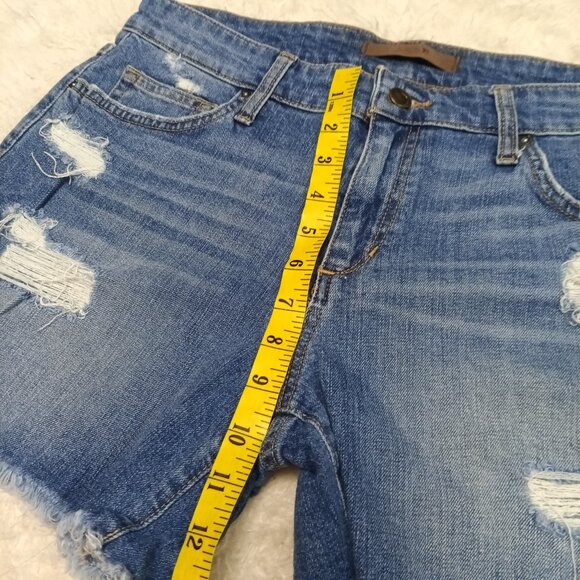 Joe's Jeans Womens Blue Distressed Denim Cut Off Shorts W29 - Picture 5 of 9
